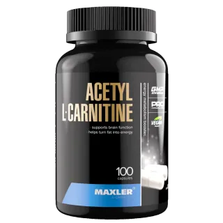 Ацетил L-карнитин (Acetyl L-Carnitine), 100 капсул, MAXLER