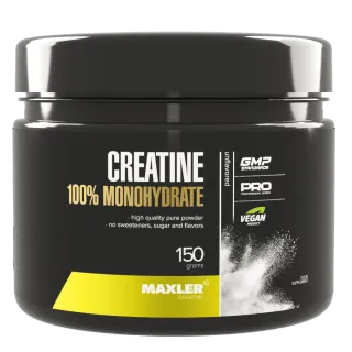 Креатин 100% Моногидрат (Monohydrate), 150 г, MAXLER
