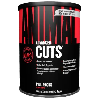 Жиросжигающий комплекс Энимал Эдванст Катс (Animal Advanced Cuts) 42 порции, Universal Nutrition