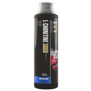 L-карнитин (L-Carnitine) 3000, вкус Черника-малина, 500 мл, MAXLER