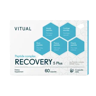 Комплекс пептидов Рекавери 5 Плюс (Recovery 5 Plus), 60 капсул, VITUAL