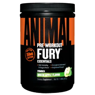 Предтренировочный комплекс Энимал Фьюри (Animal Fury), со вкусом зелёного яблока, 483 г, Universal Nutrition